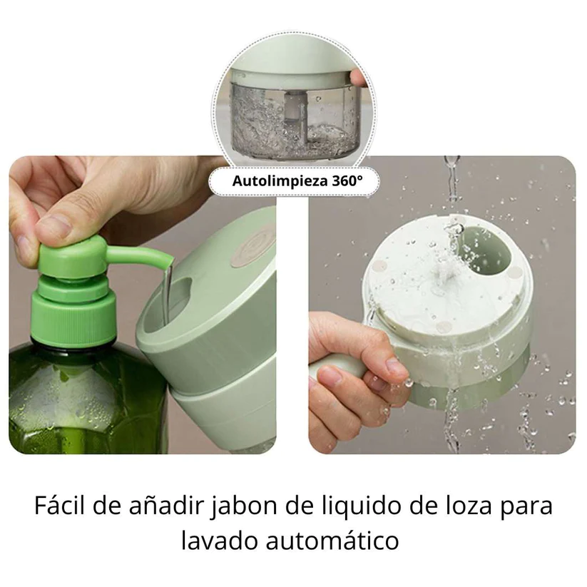 Cortador de verduras eléctrico con carga USB